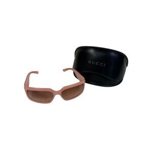 Gucci Womens GG2593S Acetate Interlocking G Logo Print Pink Sunglasses 110MM